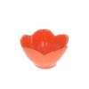 Bol en mélamine fleur orange