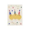 Carte de vœux 3 poussins
