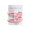 Lot de 2 barrettes pommes roses