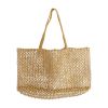 Sac cabas en crochet beige et jaune - Procida