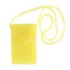 Sac pochette téléphone perles jaunes - Dolphin Queen