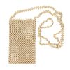 Sac pochette téléphone perles en bois