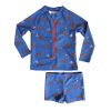 Maillot de bain anti-UV manches longues enfant 3-4 ans Tigre du Bengale