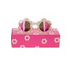 Lunettes de soleil bébé fleurs à paillettes 0-36 mois
