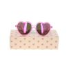 Lunettes de soleil enfant coeur rose 3-8 ans