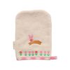 Gant de toilette lapin rose - Chichi pompon