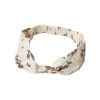 Bandeau cheveux fleuri écru 6-12 mois - À la cueillette