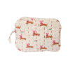Petite trousse de toilette en khanta lapin rose - Chichi pompon
