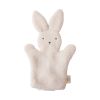 Marionnette peluche lapin bouclette - Chichi pompon