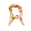 Foulard femme à carreaux et chien - Olympe