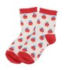 Chaussettes enfant pomme rouge - Vichy chéri