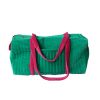 Sac week-end bowling velours vert - Aland