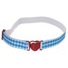 Ceinture élastique enfant vichy bleu - Vichy chéri