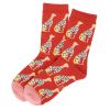 Chaussettes femme orange chiens - Olympe