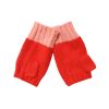 Mitaines femme en tricot orange - Olympe
