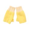 Mitaines femme en tricot jaune - Olympe