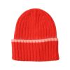 Bonnet femme en tricot orange - Olympe
