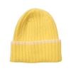 Bonnet femme en tricot jaune - Olympe