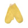 Moufles femme en tricot jaune - Olympe