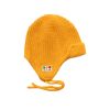 Chapka bébé en tricot jaune - La forêt