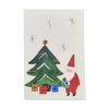Carte de vœux sapin de Noël