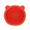 Bol ours silicone rouge – Petit déj