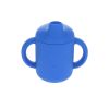 Gobelet en silicone à deux anses ours bleu - Petit déj