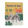 Puzzle 3D en bois dinosaure tricératops