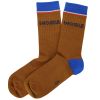 Chaussettes homme marron 