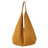 Sac cabas en cuir souple camel