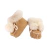 Chaussons bottes bébé camel fourrure taille 21