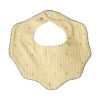 Bavoir bandana éponge jaune - Petites Souris