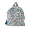 Sac à dos enfant fleuri bleu et rose - Joli Paon
