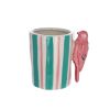 Petit mug rayé vert perroquet - Paraty