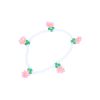 Bracelet perles fleurs rose - Club soleil