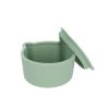 Boîte à goûter en silicone verte - Petites Souris