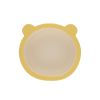 Bol en silicone bicolore jaune - Petites Souris