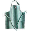 Tablier de cuisine à rayures vertes - Dolce Vita
