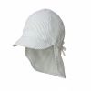 Casquette cache-cou bébé rayé 0-6 mois