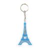 Porte-clés Tour Eiffel bleue à paillettes liquides - Paris chéri