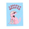 Carte de voeux chien Salut beauté - Rodéo Disco