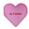 Carte de voeux coeur je t'aime