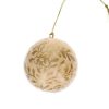 Boule de Noël nude et dorée