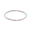 Bracelet plastiques paillettes multicolores