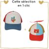 Duo casquettes homme enfant - Dans les airs