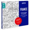 Poster géant France à colorier