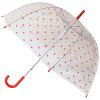 Parapluie adulte coeurs rouges