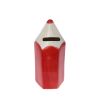 Tirelire crayon rouge