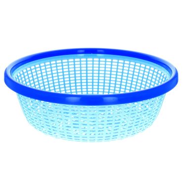Panier bleu motif floral Pondie Chérie