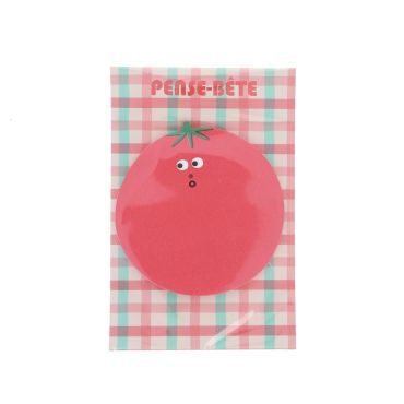 bloc note pense bête adhésif tomate